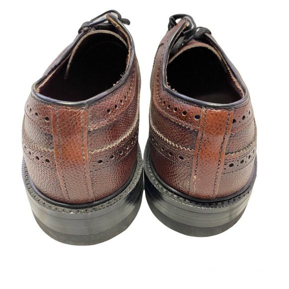Vintage NWT Stacy Adams Brown Men’s Lace Up Dress Shoes Size 8.5 D